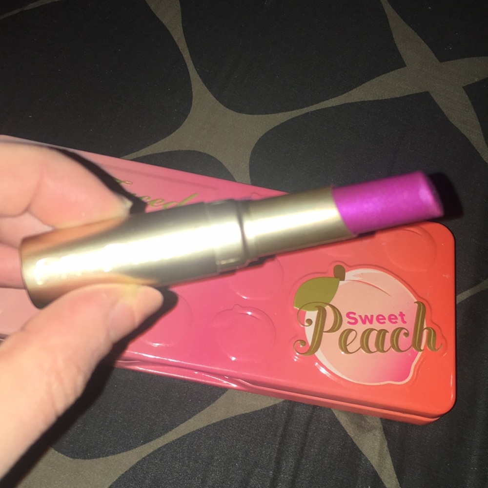 Too Faced Sweet Peach Palette & Lipstick!! - Picture 7 of 7